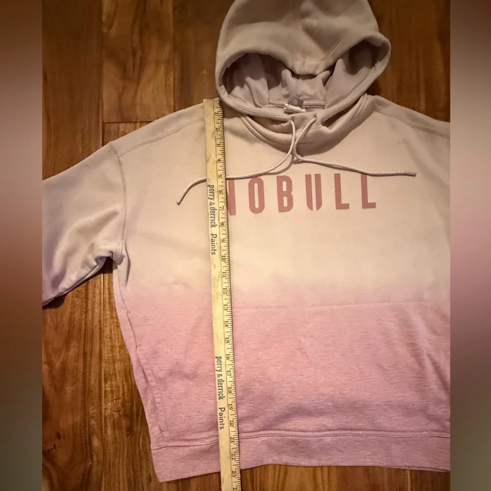 NOBULL Women's Ombré Hoodie in Rose size L - Picture 4 of 6